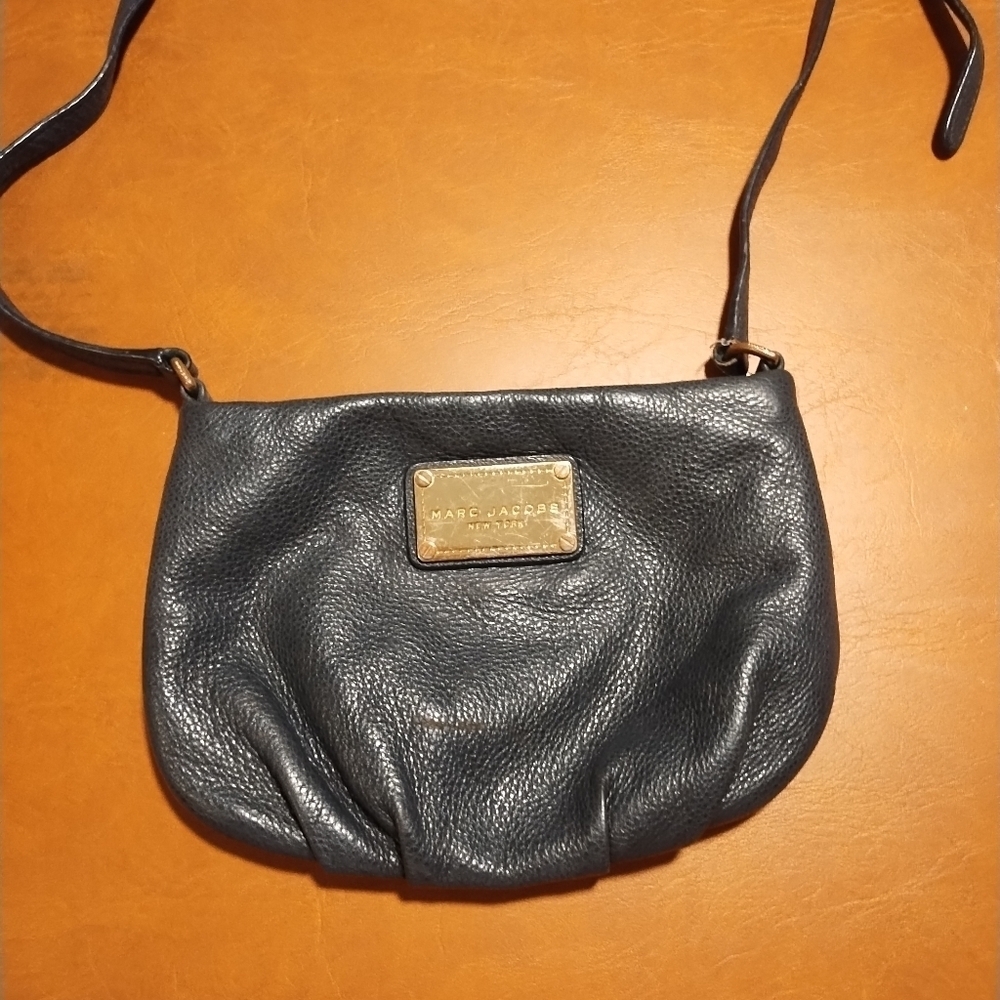 Marc Jacobs Gray Leather Shoulder Bag